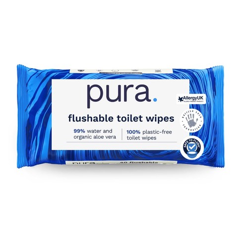Pura flushable moist - pura,