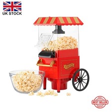 Carnival Hot Air Popcorn Maker Electric Popper Machine Fat Free Snack