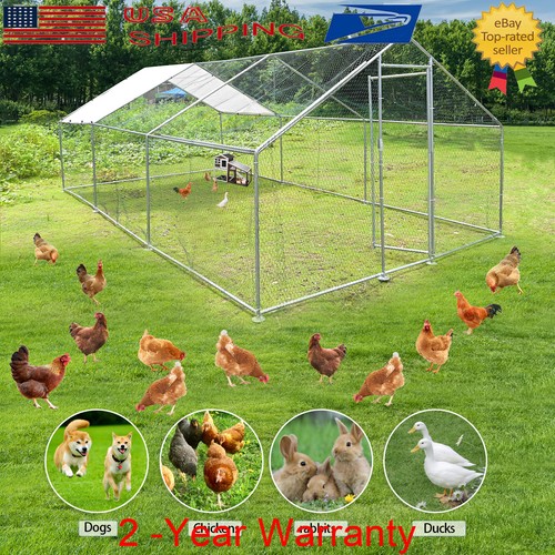 20x10ft large chicken coop run - 20x10ft,