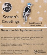 RSPB Pin Badge Christmas