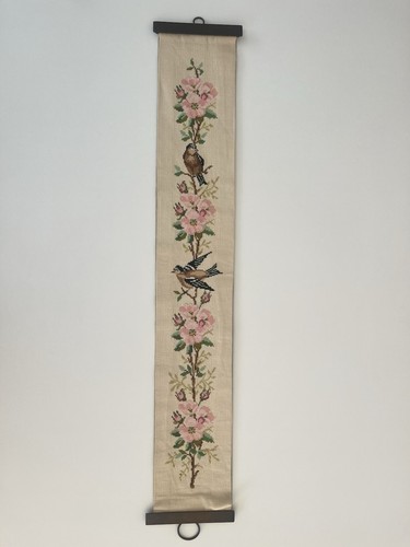 Vintage cross stitch bell - cross, pull