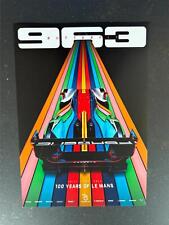 Porsche Penske 963 24 Hrs Le Mans 2023 16x12 poster  WEC 100 years Le Mans