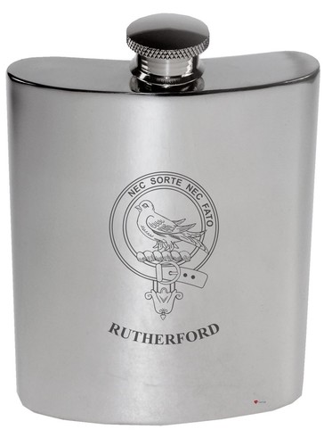 Rutherford family crest - crest, 6oz