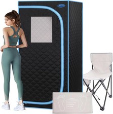 Portable Infrared Sauna Tent Home Spa with Chair & Remote Control