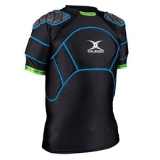 Gilbert Rugby Junior XP 500 Black Protective Body Armour - Free P&P