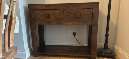Mango wood console table - mango,