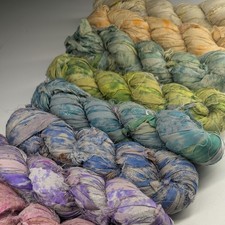 recycled sari silk ribbon 100g