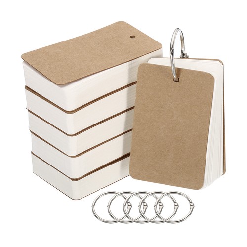 Blank flash cards - x,