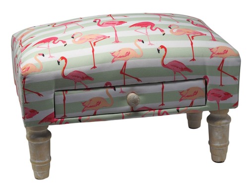 Flamingo print upholstered - flamingo,