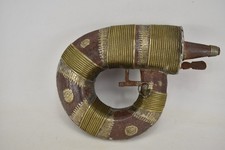 Powder horn made - powder, embossed