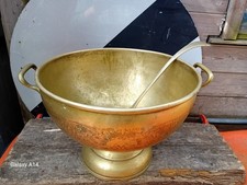 Brass  large Pedestal Fruit
