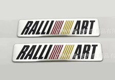 2PCS MITSUBISHI Ralliart Car
