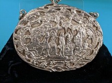 Victorian silver topped hide