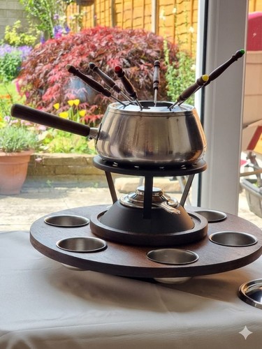 Fondue set vintage - set, 1970s