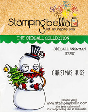 Stamping bella oddball snowman - bella,