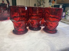 Vintage anchor hocking ruby - vintage,