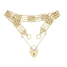 9ct yellow gold gate - yellow,