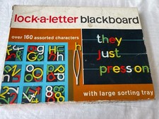 Block A Letter Blackboard
