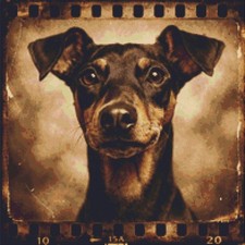 German Pinscher Puppy Dog