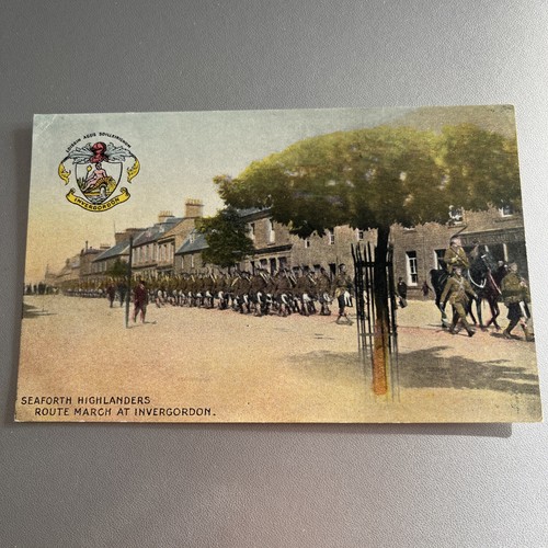 Military postcard seaforth - postcard,