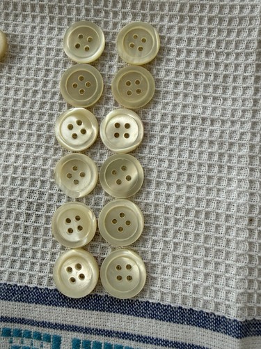 Mother pearl buttons set - of,