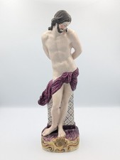 Monumental Victorian Staffordshire Figure - Jesus Christ at the Column (c 1860)