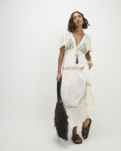 River island womens cream - river,