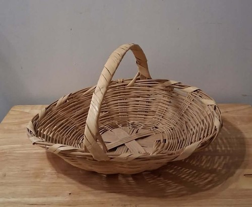 Flat wicker basket l - wicker, 12