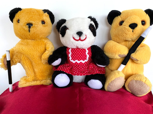Sooty soft toys - soft,