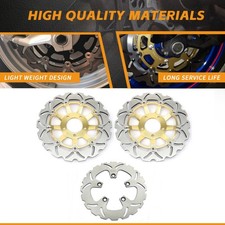 Front Rear Brake Discs For Suzuki GSF 600 N S Bandit 95-04 GSX 750 F 98-03 SV650