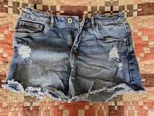 ZARA KIDS Frayed Aged Stretch