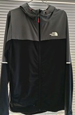 Mens North Face Tracksuit Top Size  Medium  Black Gay Scally Int