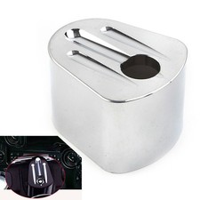 Ignition Switch Cover Fit For Harley Electra Glide Road King 2007-2013 Silver
