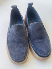Suede loafers of beautiful