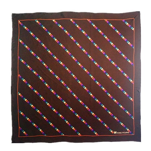 Vintage 100 silk scarf - vintage,