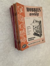   Vintage 1964 Hobbies Weekly Magazines & Plans full year of 52 issues