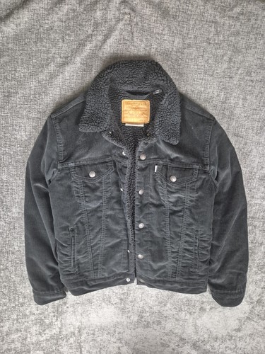 Levi black corduroy sherpa - levi's,