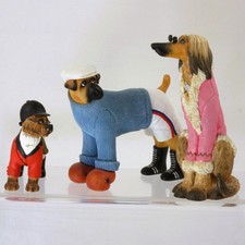 3 x Enesco- Border Terrier/ Hunt A7317 + Billy boxer A6835 +  afghan(A6834)