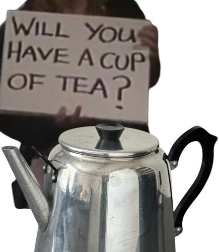 Vintage large teapot catering - large,