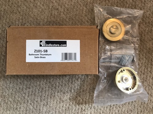 Bnib brass thumbturn lock - thumbturn, 2”