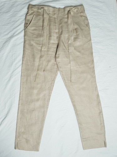 Tan100 linen elasticated - tu,