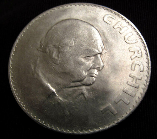 Churchill coin world war - churchill,
