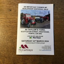 Taylor’s Presteigne Dispersal Sale 2024 Catalogue