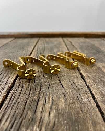 Vintage brass flower curtain - flower,