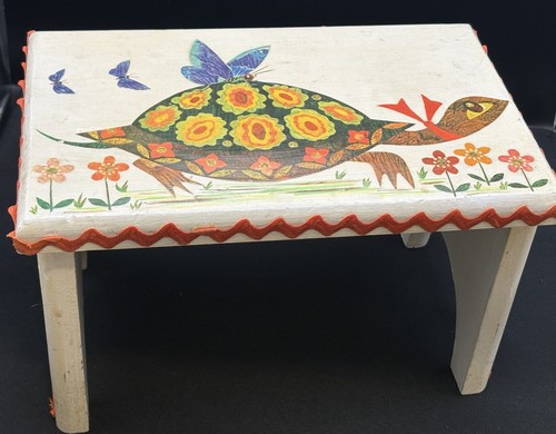 Vintage 70s decoupage - decoupage, turtle