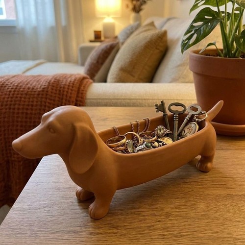 Dachshund storage tray - dachshund,
