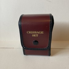 Small Cribbage Set Leather
