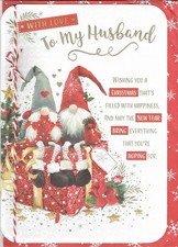 HUSBAND LARGE CHRISTMAS CARD