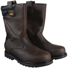 DEWALT Rigger Boots Brown UK 7