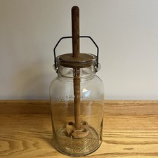 One Gallon Glass Hand Butter